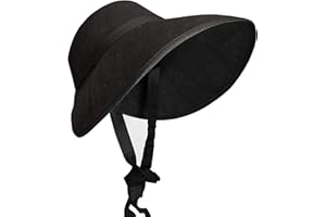 Skeleteen Colonial Old Fashioned Bonnet - Black Vintage Pioneer Prairie Felt Sun Hat Costume Bonnets for Women and Children