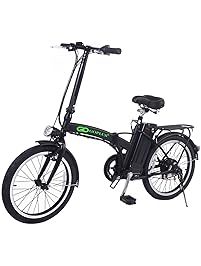 Goplus 20" 250W Folding Electric Bike Sport Mountain Bicycle 36V Lithium Battery