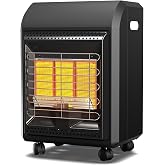 Jocoevol Propane Heater Outdoor 18000 BTU Portable Tank Heater Cordless | with ODS &amp; Tip-over Protection, Heat Up To 450 Sq.Ft, For Garage Yards Camping Patio