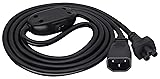 AAOTOKK IEC320 C5 to C14 with Switch AC Power