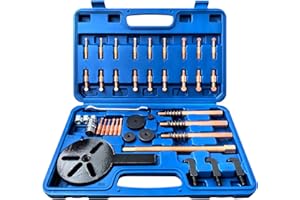 HQSSWUCH 36 in1 Bearing Puller Separator Kit, Inner Bearing Puller Set, Blind Hole Bearing Puller Bearing Removal Tool with Spanner and Socket for Repair Motorbikes Car and Other Machinery.