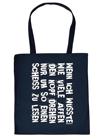 Stofftasche Lustiger Spruch Wenn Ich Wüsste Lustig Bedruckte Umhängetasche Für Leute Mit Humor Baumwolltasche Tragetasche Mit Witzigem Spruch