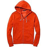 Polo Ralph Lauren Classic Full-Zip Fleece Hooded Sweatshirt - L - Orange