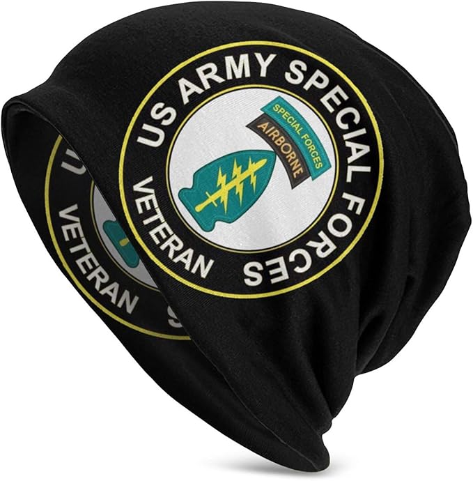 Us Army Veteran Special Forces Airborne Fashion Knitted Hat Unisex