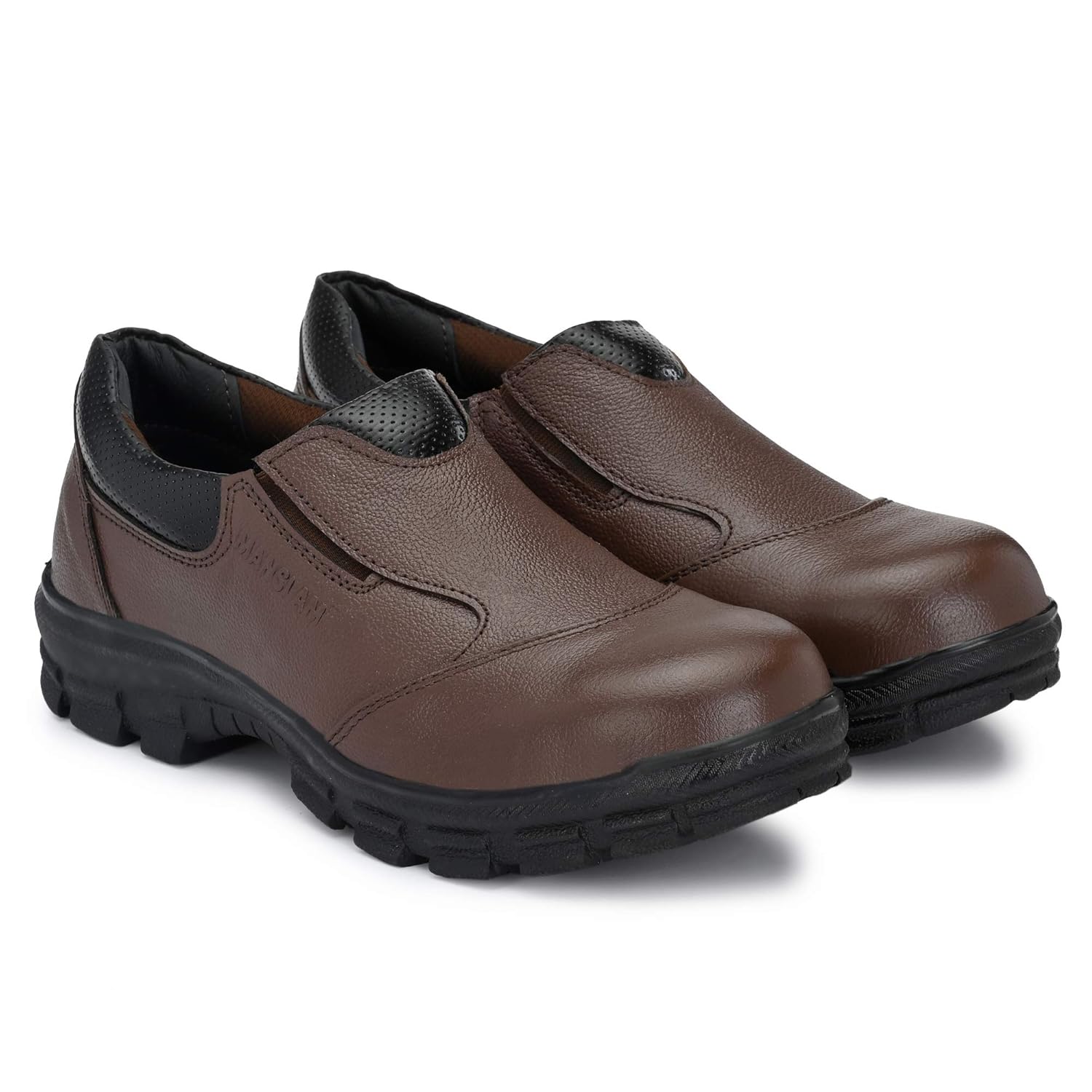 steel toe slip on dress shoes