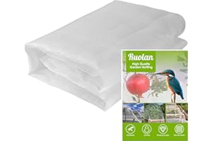 RUOLAN Garden Mesh Netting for Plants-10X33 FT Insect Netting for Garden,Garden Cover,Garden Bug Netting,Berry Netting,Garden Fabric Plant Cover