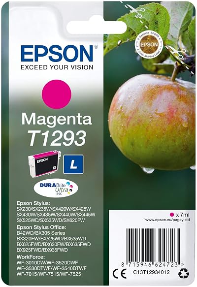 Epson T1293 Magenta DURABrite Ultra Ink Cartridge Apple Genuine