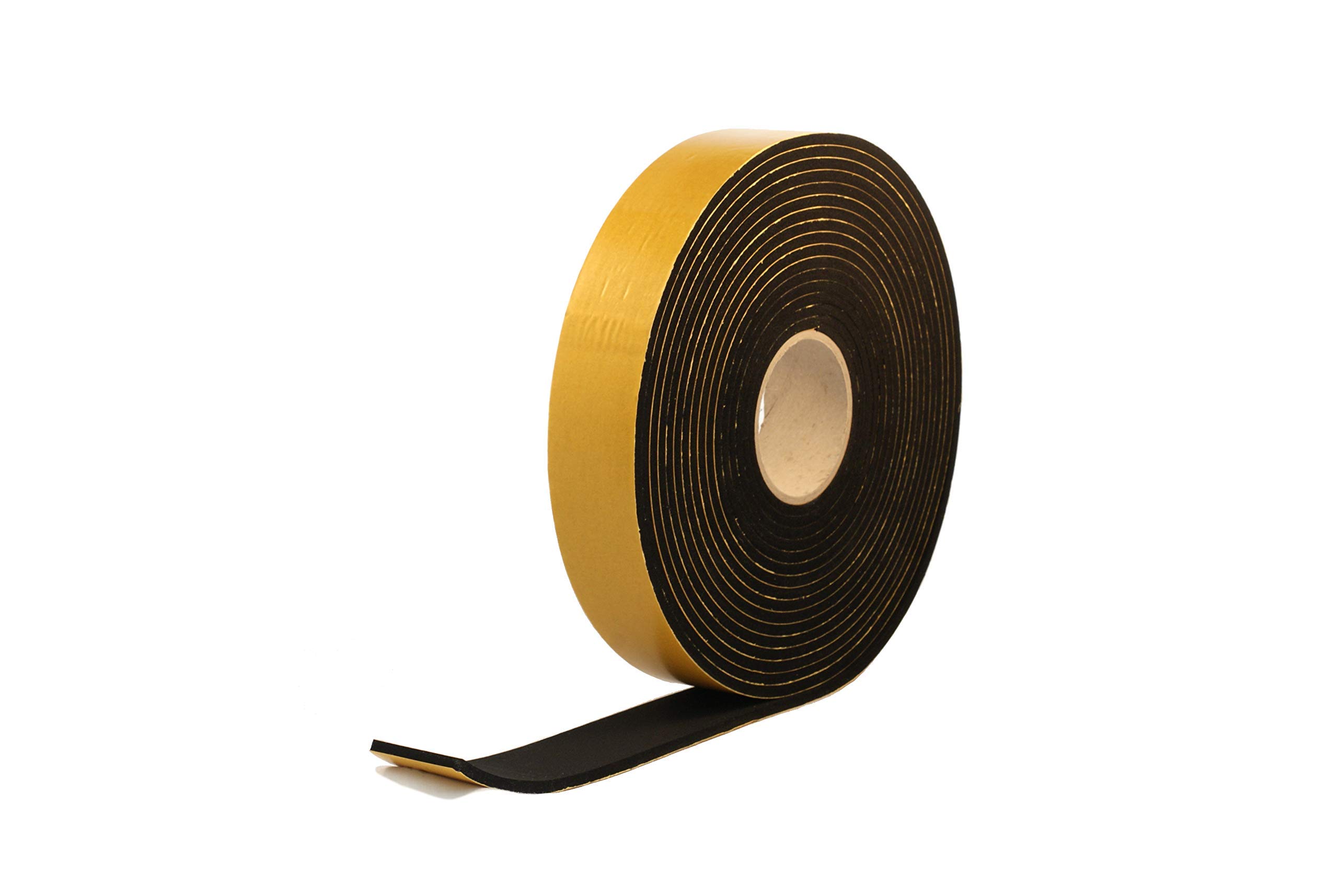 RS® Neoprene Rubber Self-Adhesive Sponge Strip 50mm Wide x 6mm Thick x 10m Long for Sealing, Weather Strip, Cushioning, Anti-Vibration, Anti-Slip, Gaskets & DIY