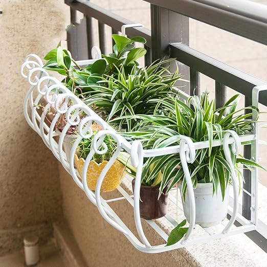 MILAYA JI Bin Shop® Hierro Pared Colgante de Flores Stand Europea ...
