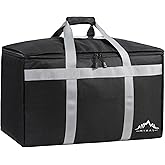 Himal Outdoors Insulated Food Delivery Bag XXXL-23Wx15Hx14D inches Premium Insulated Grocery Bag for HOT/COLD Food Delivery, Fit for Uber Eats, Doordash, Commercial Catering Transportation