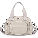 Wytidian Nylon Shoulder Bag for Women, Roomy Multiple Pockets Crossbody Bags Casual Ladies Handbag for Travel Work Daily