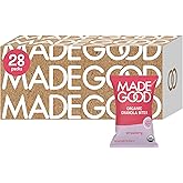 MadeGood Strawberry Granola Bites 28-Count, Organic GF Snack Pouches | Organic, gluten free snacks for kids, lunch boxes, school snacks and on-the-go snacking, made with GF oats