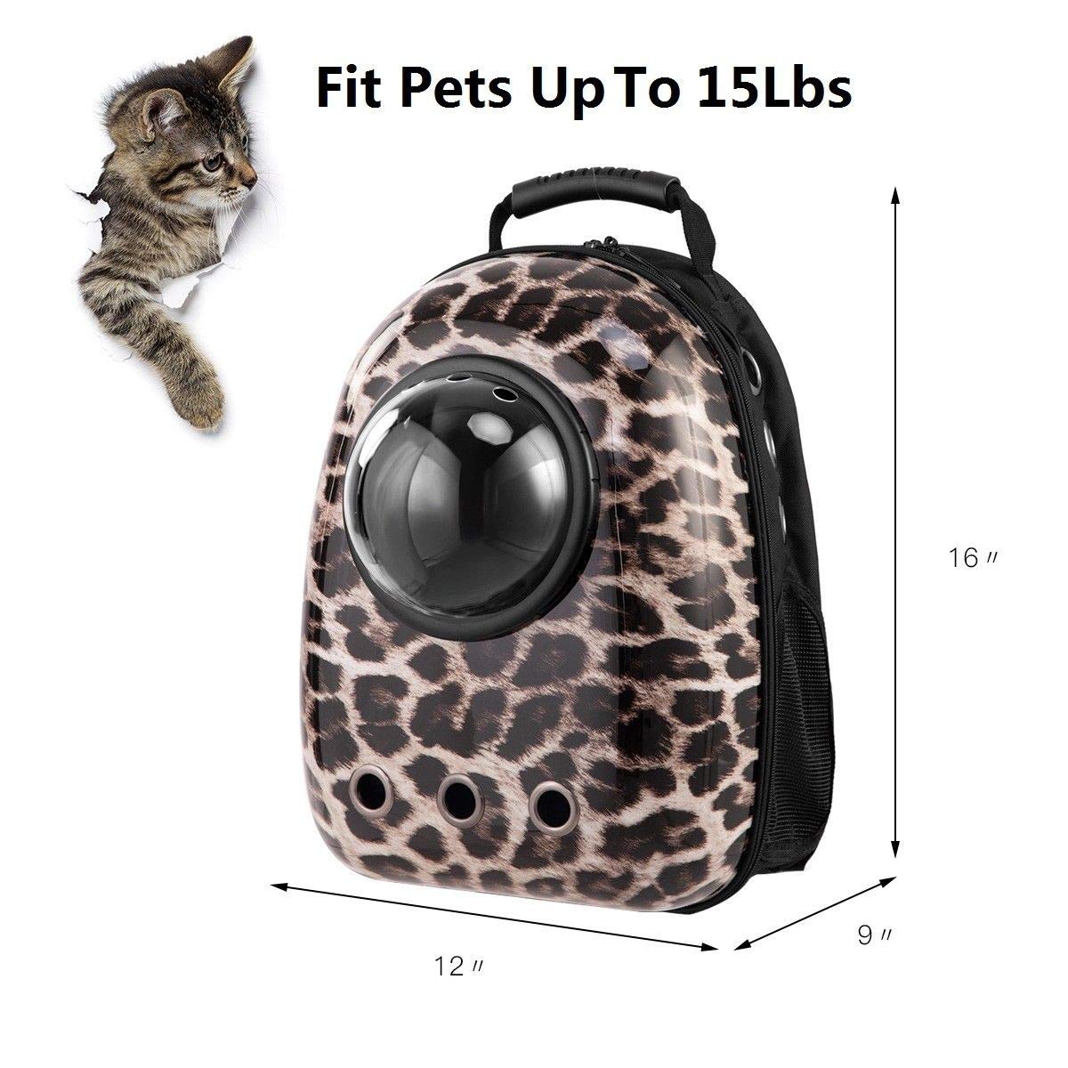 giantex astronaut pet cat dog puppy carrier travel bag space capsule backpack breathable