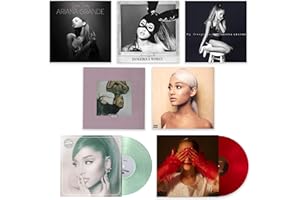 Arian a Grande - 7 Discography Collection: Yours Truly / My Everything / Dangerous Woman / Sweetener / Thank U, Next / Positions Exclusive Coke Bottle Clear Eternal Sunshine Exclusive Red Edition