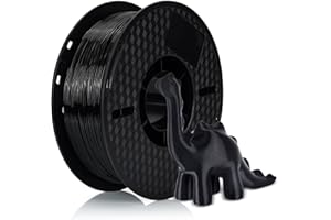 Kingroon TPU 3D Printer Filament, Dimensional Accuracy +/- 0.03 mm, 1 kg Spool(2.2lbs), 1.75 mm,Black