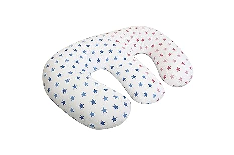 Cuddles Collection Stillkissen, twinkle star Twin, blau/pink