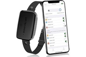 Dr.Trainer Dog Barking Shock Collar with APP Control, Waterproof Bark Collar with Custom Auto Intelligent Progressive Mode, Safe and Humane Rechargeable No Bark Collar for Small Medium Large Dogs