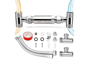 RAMATA WP596816 Sensor Valve Kit for Instant Hot Water Recirculating Pump Bypass Valve 304 Stainless Steel, Replace 367010, 595926, 500800, 500805