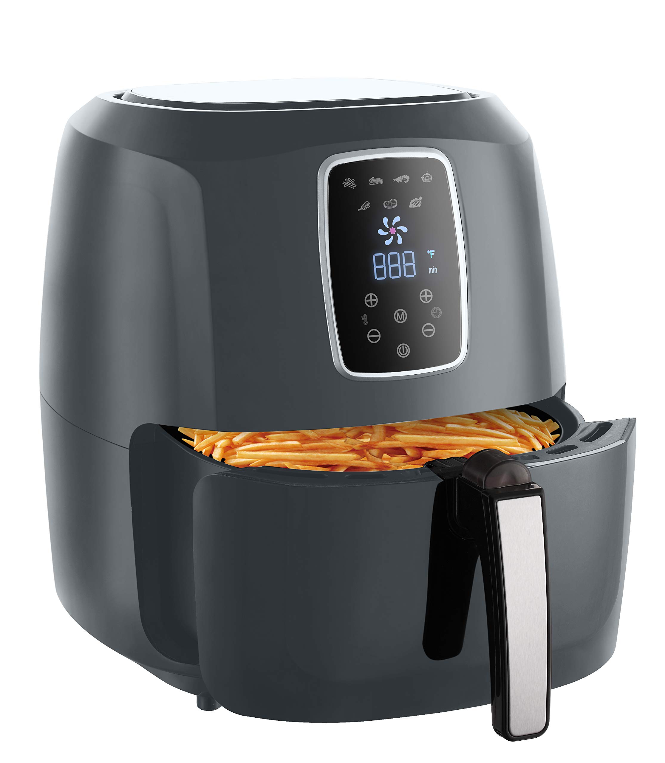 Buy Emerald Gray Air Fryer 5.2 Liter Capacity w/Digital LED Touch