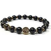 Shop My Arts Crystal Bracelet for Women, Men, Teens Gift - Crystals and Healing Stones Mens Bracelet - 8mm Round Beaded Bracelets - Stretchy Bracelets for Chakra Protection & Meditation