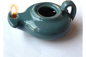 ROOHERD Biblical Oil lam Clay pvintage for Indoor use Vintag Jesus lamp Bible Light Antique Christian Gift