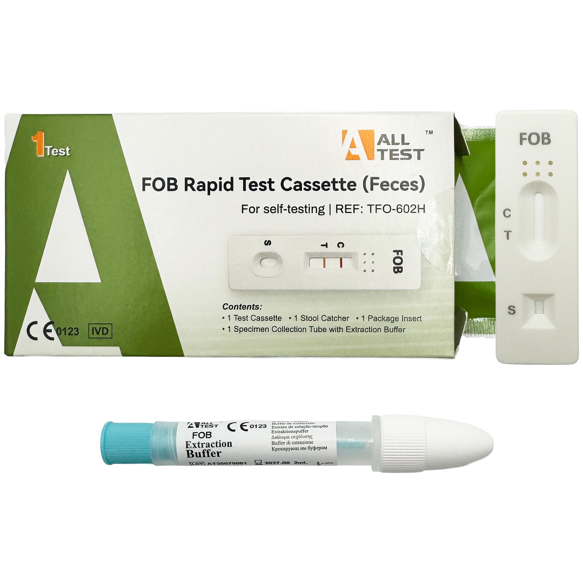 ALLTESTยฎ Bowel Health Test/Fecal Occult Blood Bowel Cancer Home Testing Kit Pack