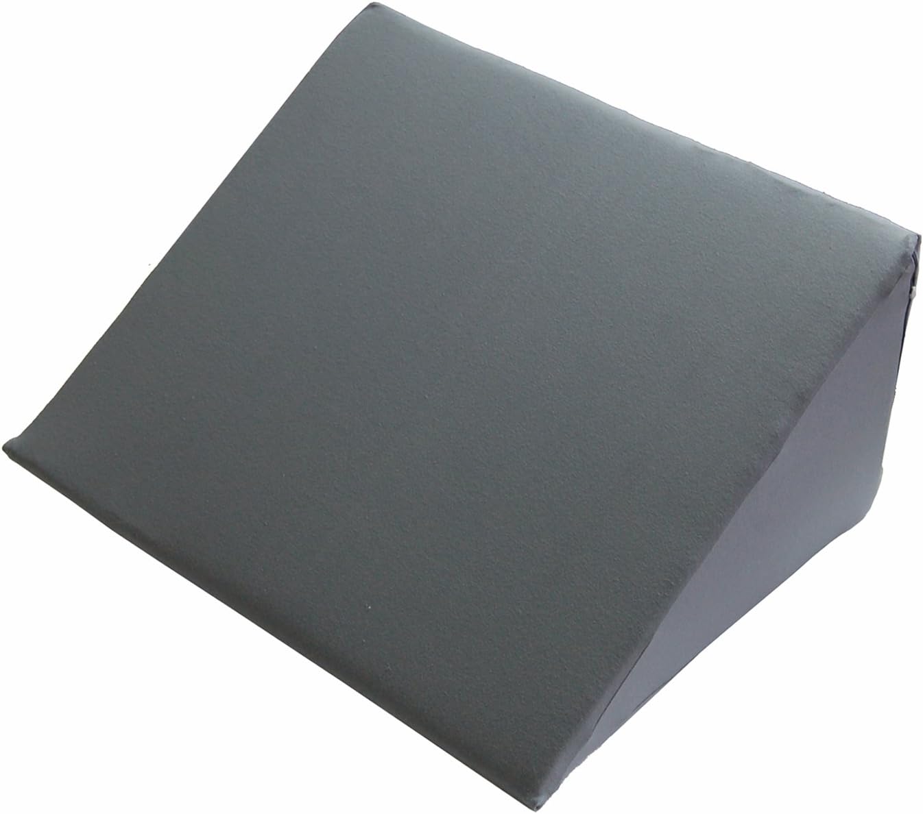 beties Big Comfy Q2 Wedge Cushion Extra Large with Cotton Jersey Cover 62X49X30 cm in Various Bright Colours, 100% Cotton, 46 Grau, 62x49x30 cm