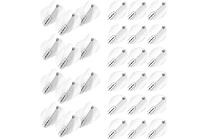 Winmau Rhino Pear White Dart Flights - 10 Sets per Pack (30 Dart Flights in Total)