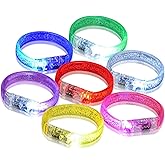 M.best 35pcs Glow Bracelets Glow in The Dark Party Supplies Bracelets Toys for Kids Birthday Halloween Christmas Party Favors