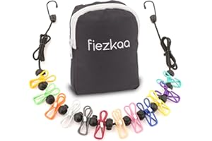 Fiezkaa Portable Retractable Clothesline for Travel, Camping, Outdoor