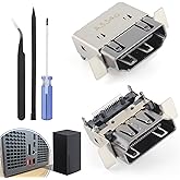 HDMI Port Socket Connector for Xbox Series X Socket Jack Series X Interface Connector Replacement for XSX Console with Repair Tools(1PCS)