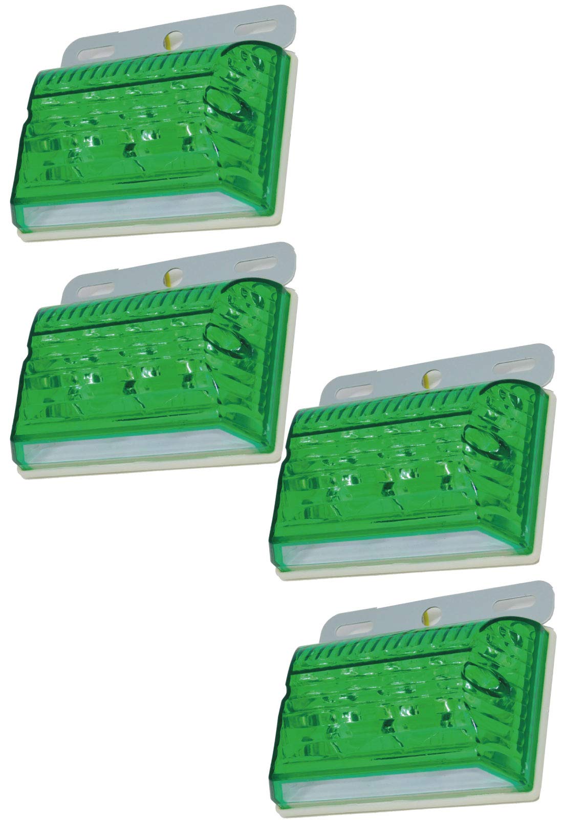 morytrade LED サイドマーカー 12V マーカーランプ 角型 ダウンライト 軽トラ (緑 4個セット)商品画像