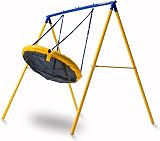 ZERO GRAVITY UFO Swing Set with Metal Frame Garden Play for Up To 2 Children view 3