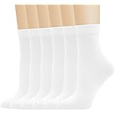 Women Thin Socks Rayon Bamboo Ankle Silky Quarter Anti Odor Casual Summer Socks 6 Pairs