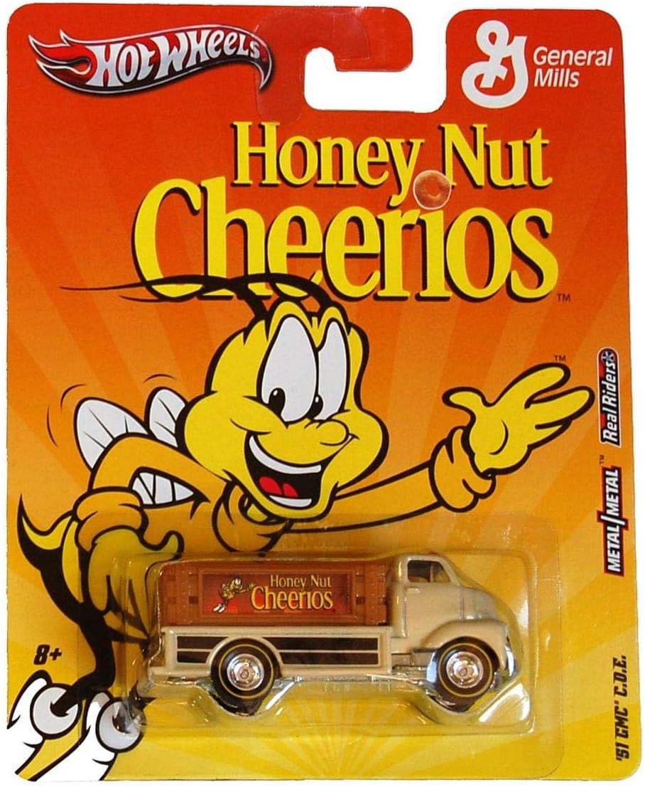 '51 GMC C.O.E. HONEY NUT CHEERIOS Hot Wheels General Mills Cereal 2011 Nostalgia Series 1:64 Scale Die-Cast Vehicle