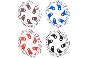 CNszlan Aluminum 7075 Rear Brake Disk LOS262010 For LOSI 1/4 Promoto-MX Motorcycle (Red)