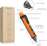 Proster Voltage Tester Pen Non Contact 48-1000V Dual Range AC view 2