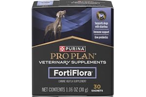 Purina Pro Plan Veterinary Supplements FortiFlora Probiotic Powder for Dogs, Daily Support for Digestive and Immune Health an