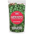 KIDU Merckens Dark Green Chocolate Melting Wafers 16 Ounces Bulk Perfect For Dipping, Deserts, Baking And More - 1 Pound