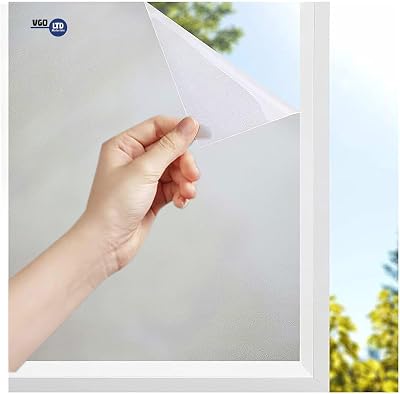 vgoltd Frosted Window Film Self Adhesive Privacy 30 x 100 cm