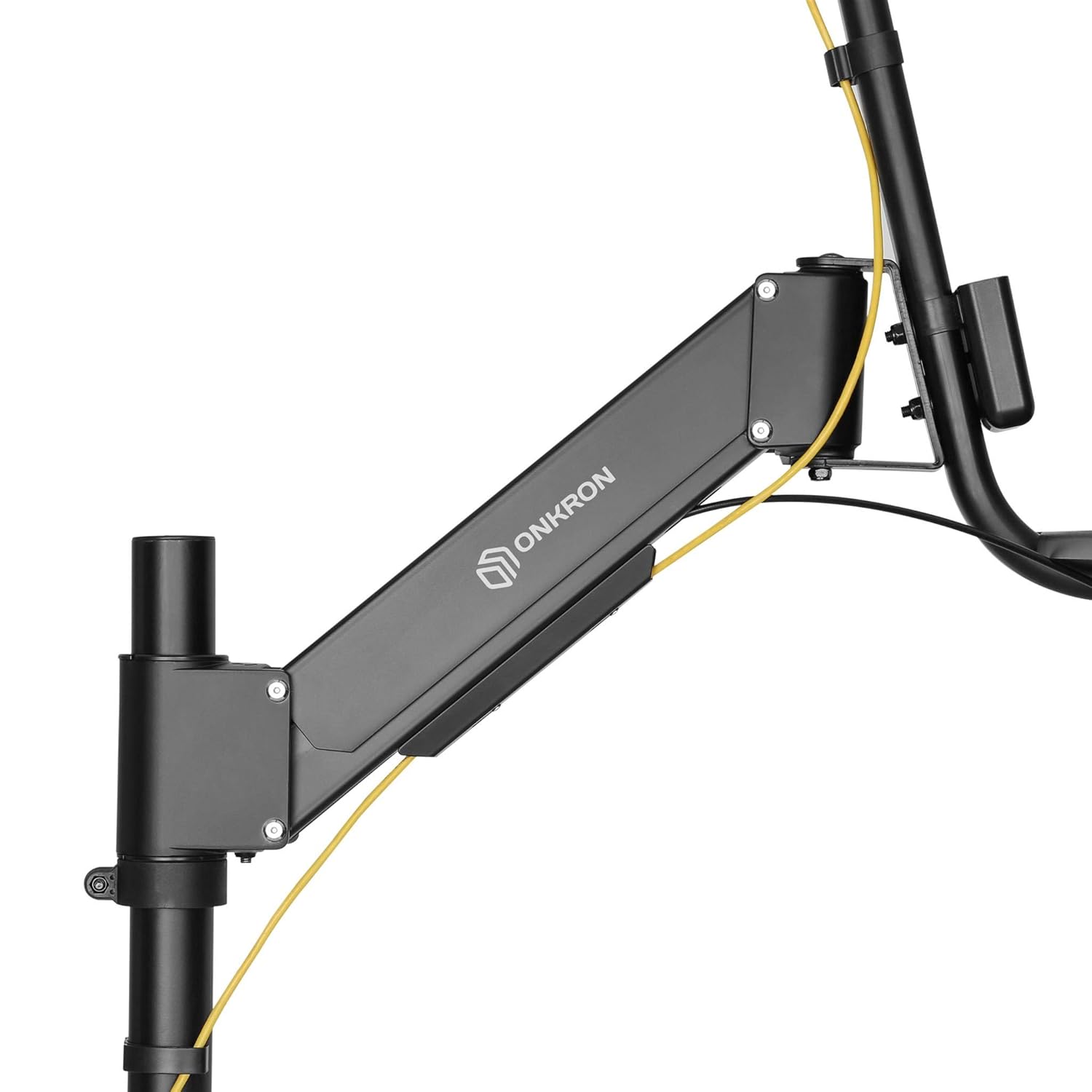 ONKRON Mobile Stand Up Desk Height Adjustable Computer Workstation Rolling Presentation Cart W1R