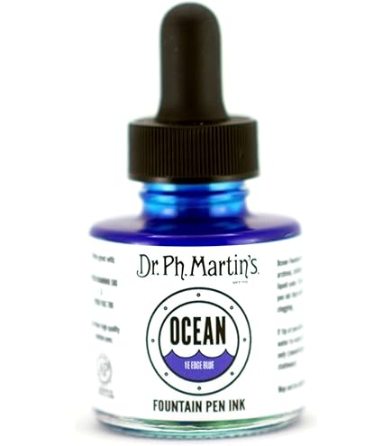(未使用･未開封品)　Dr. Ph. Martin&#39;s Ocean Fountain Pen Ink 1.0 oz Dark Matter Black (3E) df5ndr3 Ocean Fountain Pen Ink, 1.0 oz – Dr. Ph. Martin's® | Mfg