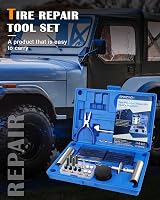 MAIKEHIGH 69Pcs Tubeless Tyre Puncture Repair Kit Heavy Duty Blue view 5