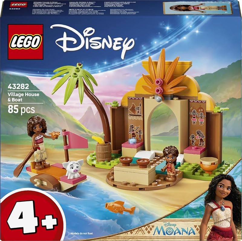Disney Princess Maison de Village et Pirogue de Vaiana 43282