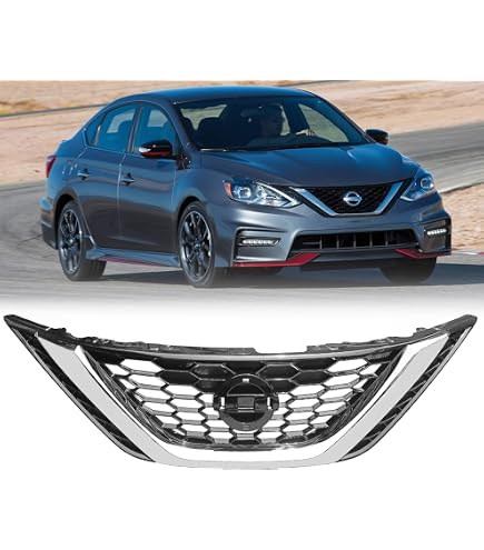 Front Bumper Upper Grille For 2020-2021 Nissan Sentra