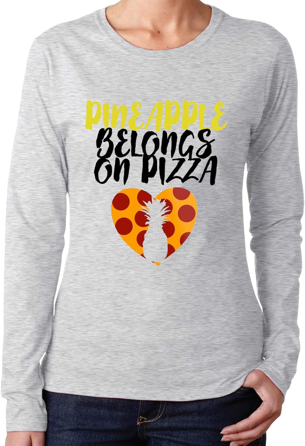 pineapple belongs on pizza shirt