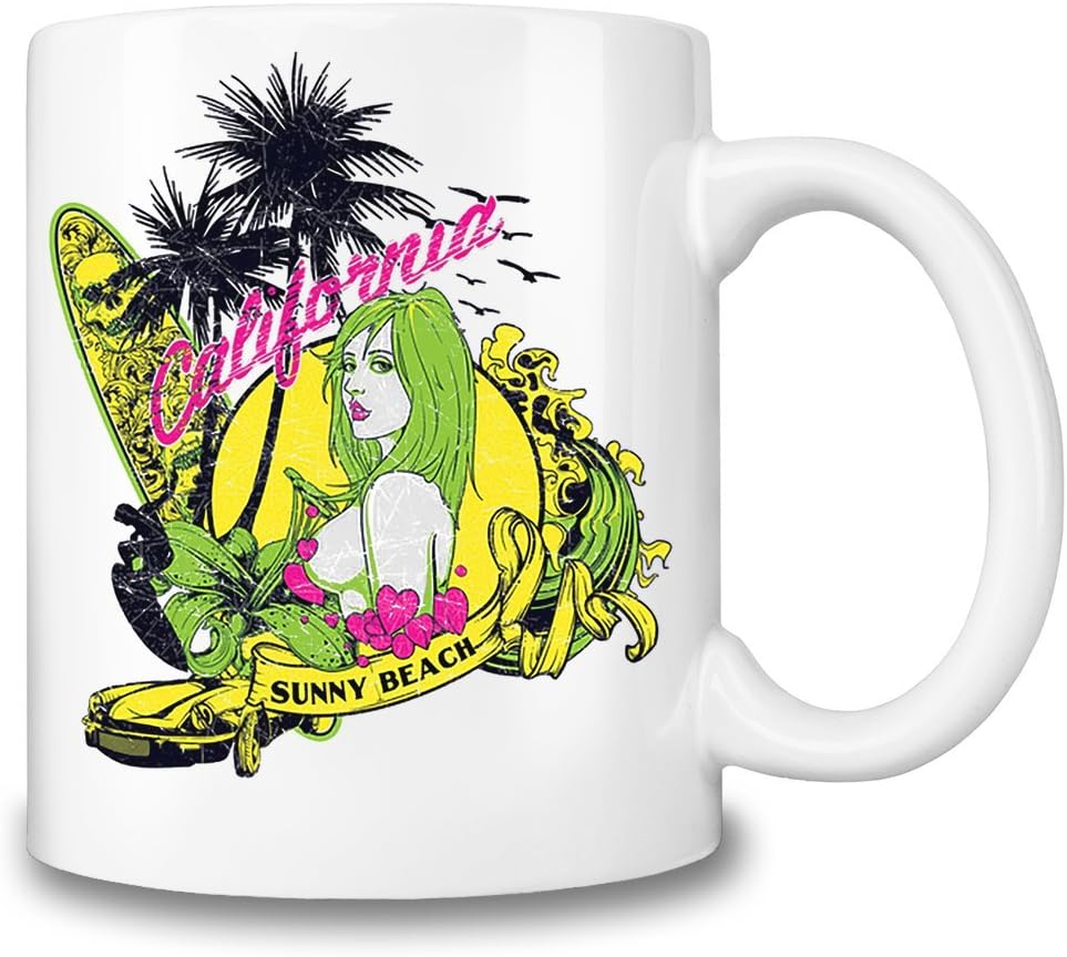 Surprising California Coffee Mug Ceramic Coffee Tea Beverage Kitchen Mugs By Mama Brand