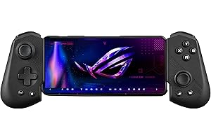 ASUS ROG Tessen Mobile Gaming Controller For Android Phones – Foldable, Compact, Low-Latency Wired USB-C, Console-Grade Joysticks, Programmable Rear Paddles, Fast Charging, RGB, Phone Case-Compatible