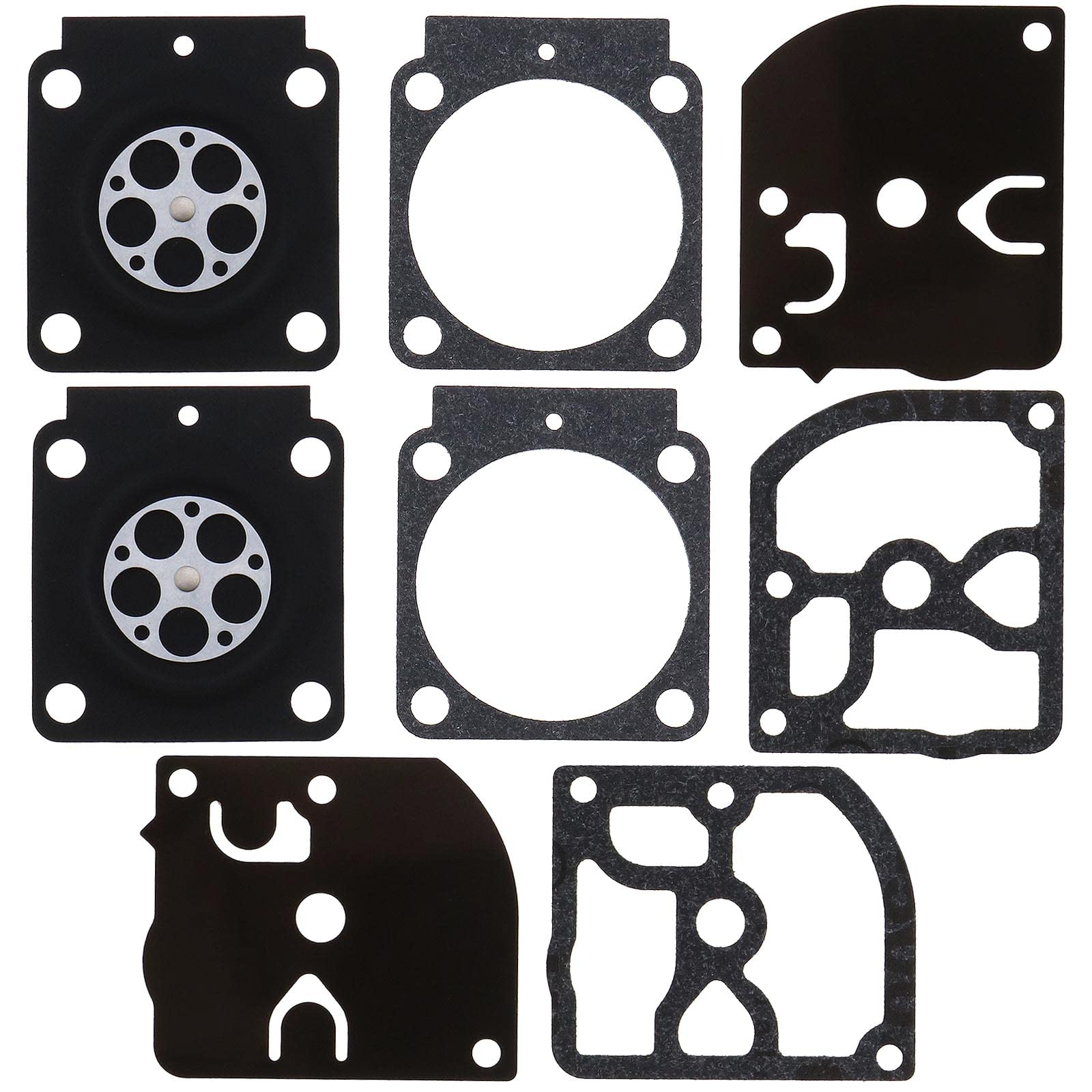 VGOL 2 Sets Carburettor Gaskets GND-56 GND-58 GND-89 GND-92 Compatible with Stihl FS38 FS55 FS75 FS85-85R BG55 SP81 MS171 MS181 MS211 C1Q-S68 S68A S68B