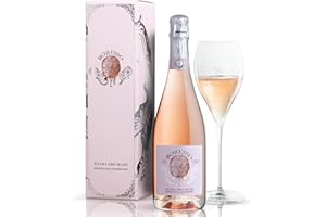 Boresso Extra Dry 0.0% ABV Non-Alcoholic Sparkling Rosé Wine With Gift Box Alcohol-free Champagne Alternative Dealcoholized From Italy 750ml